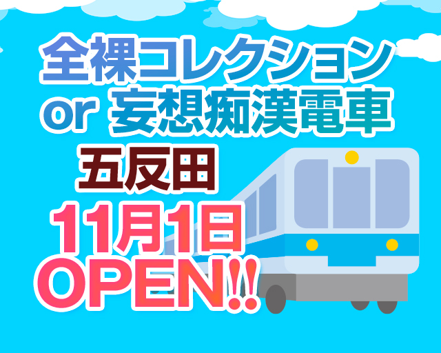 全裸コレクションor妄想痴漢電車 (五反田・11/1OPEN)